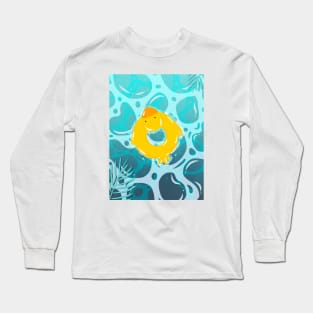 Swimming Duck Long Sleeve T-Shirt